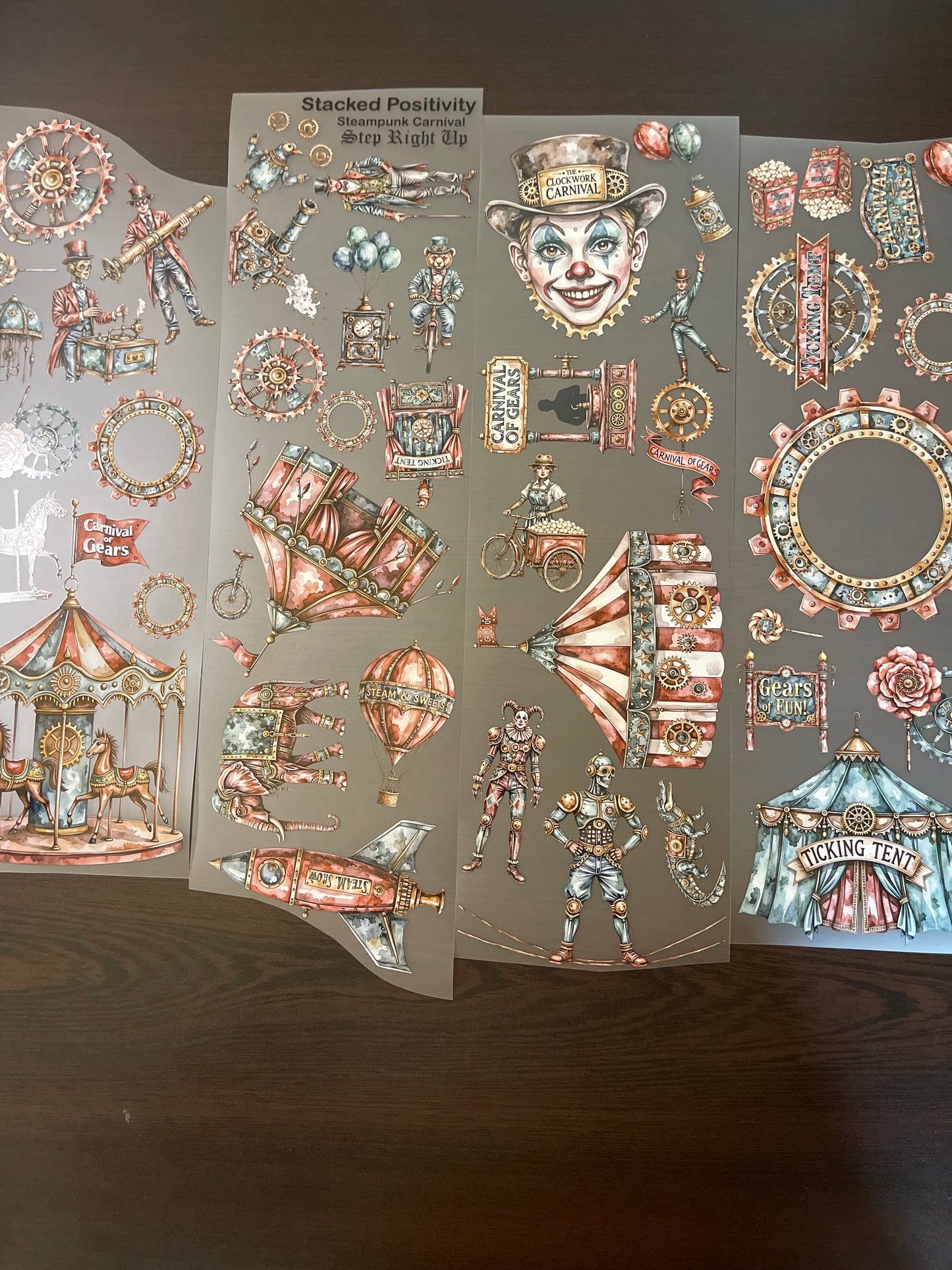 Giant Steampunk Carnival PET Tape