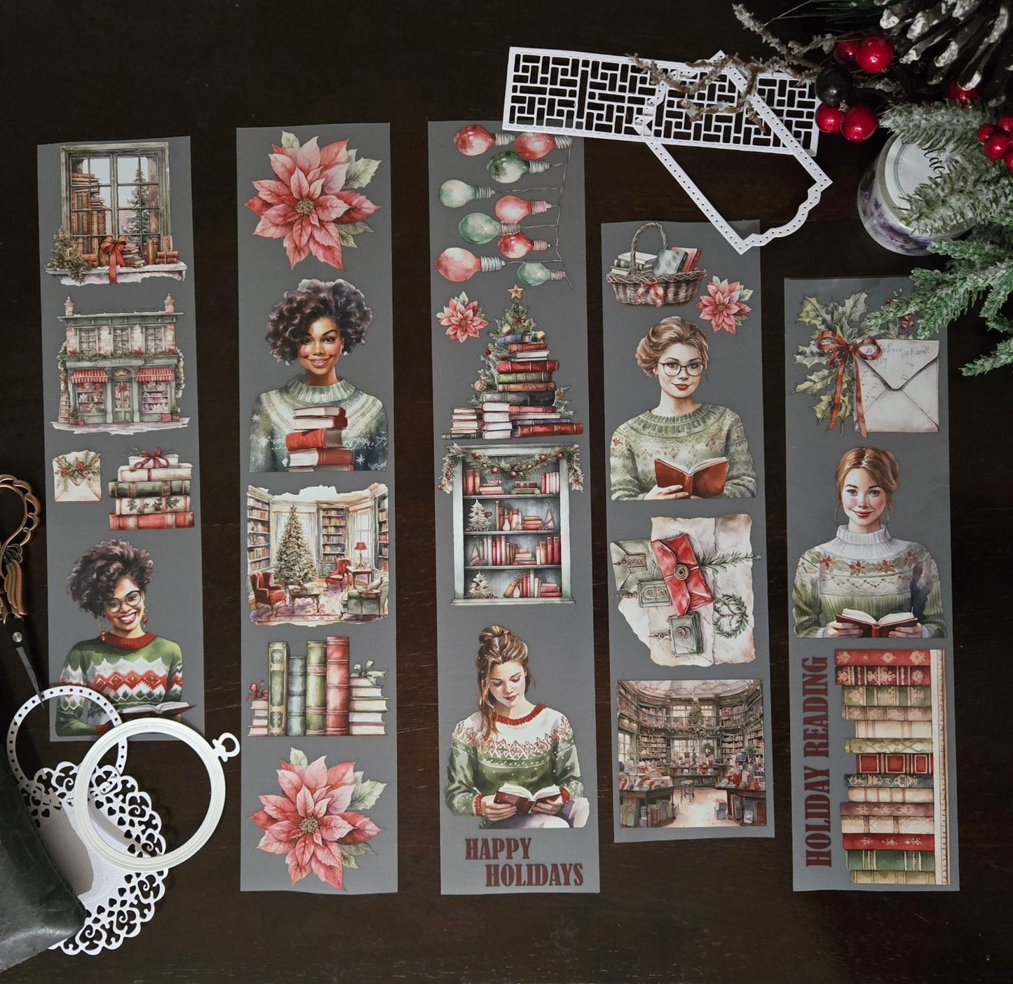 Holiday Reading PET TAPE - 150cm by 7cm - CHRISTMAS LAUNCH