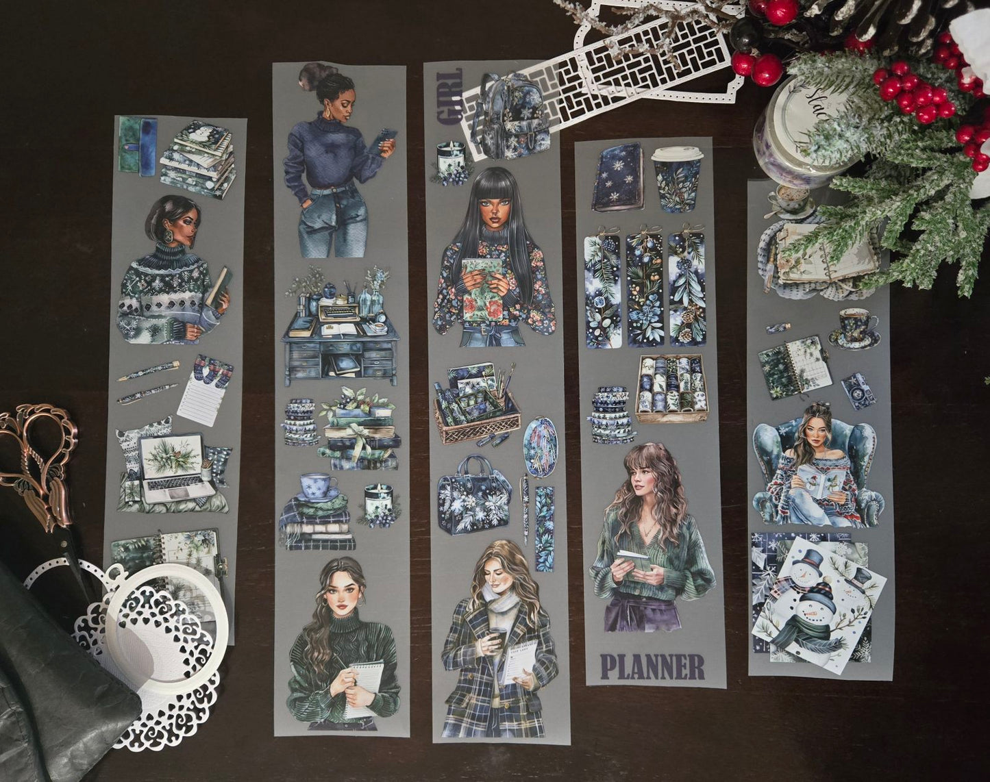 Winter Planner PET TAPE - 150cm by 7cm - CHRISTMAS LAUNCH