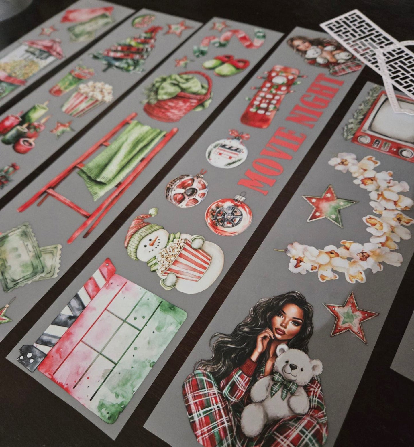 Christmas Movie Night Themed PET Tape - 150cm by 7cm - CHRISTMAS LAUNCH