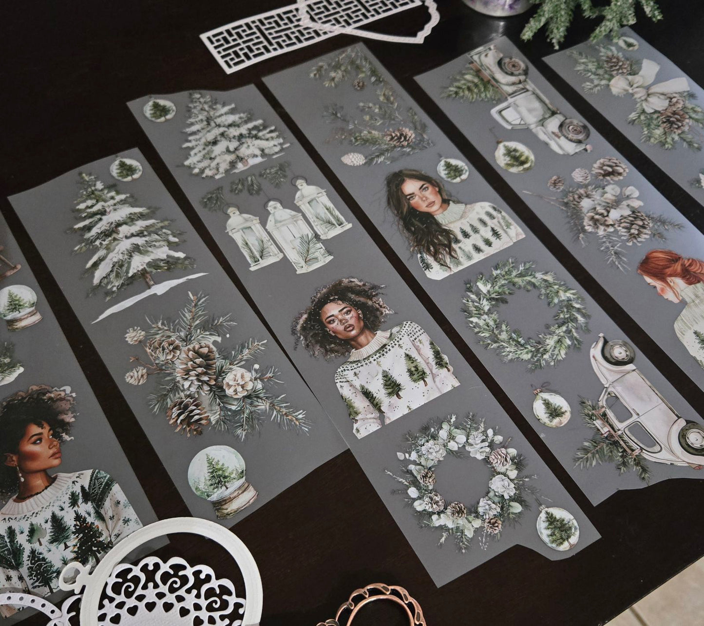 Pine tree PET TAPE - 150cm by 7cm - CHRISTMAS LAUNCH