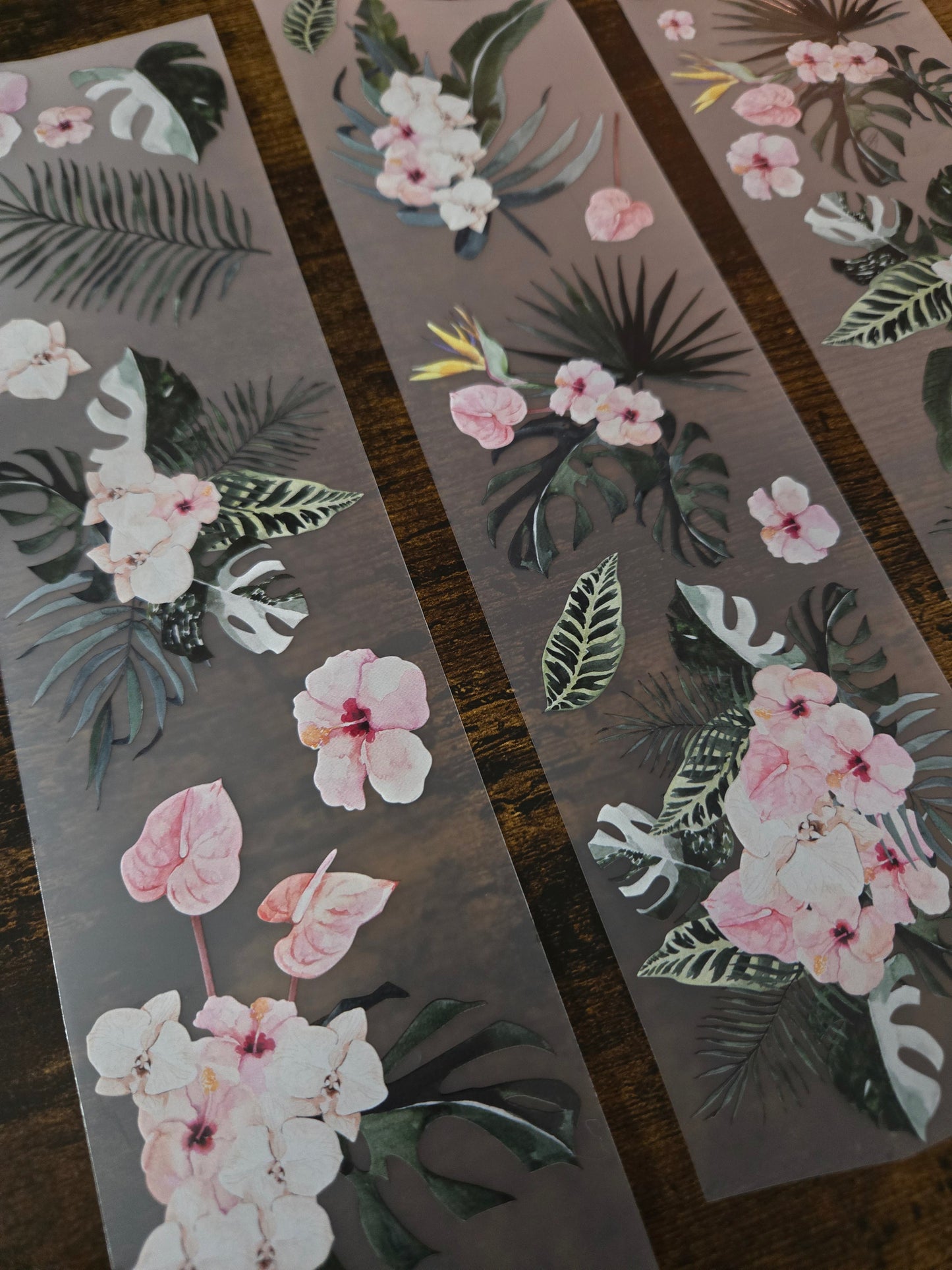 TROPICAL FLORALS - 7CM X 150CM - APRIL LAUNCH