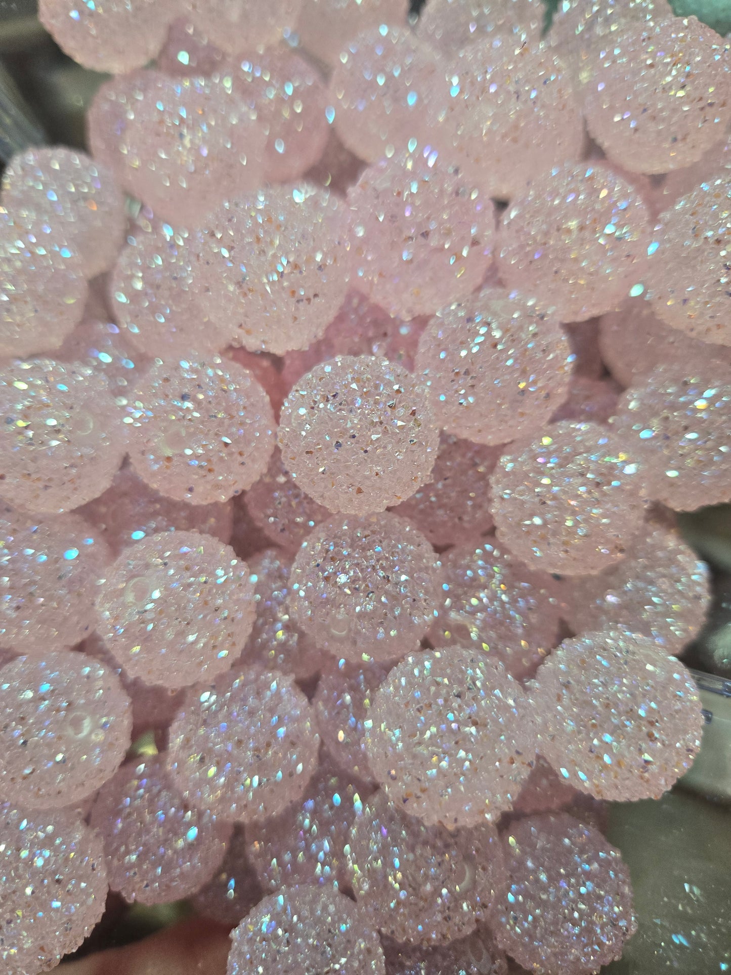 PALE PINK 20MM SUGAR BEADS