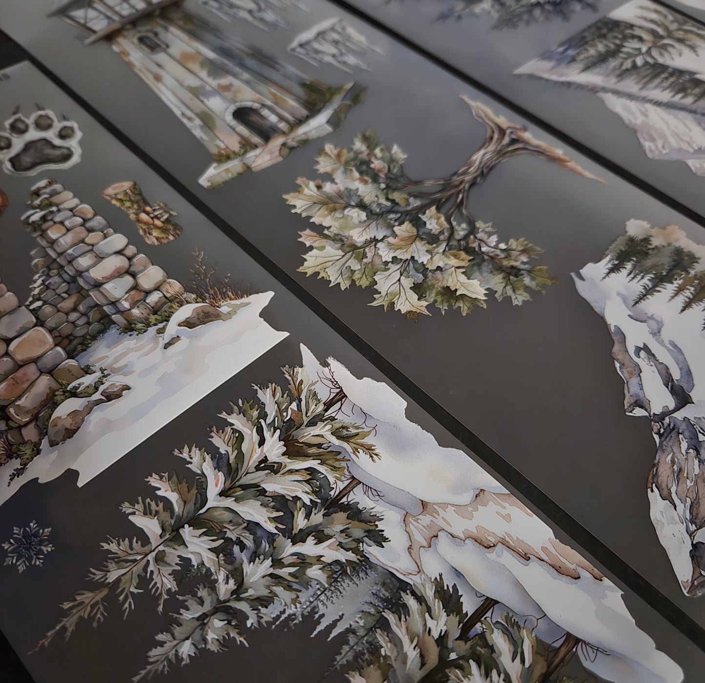 Giant Snowy Trails 12cm