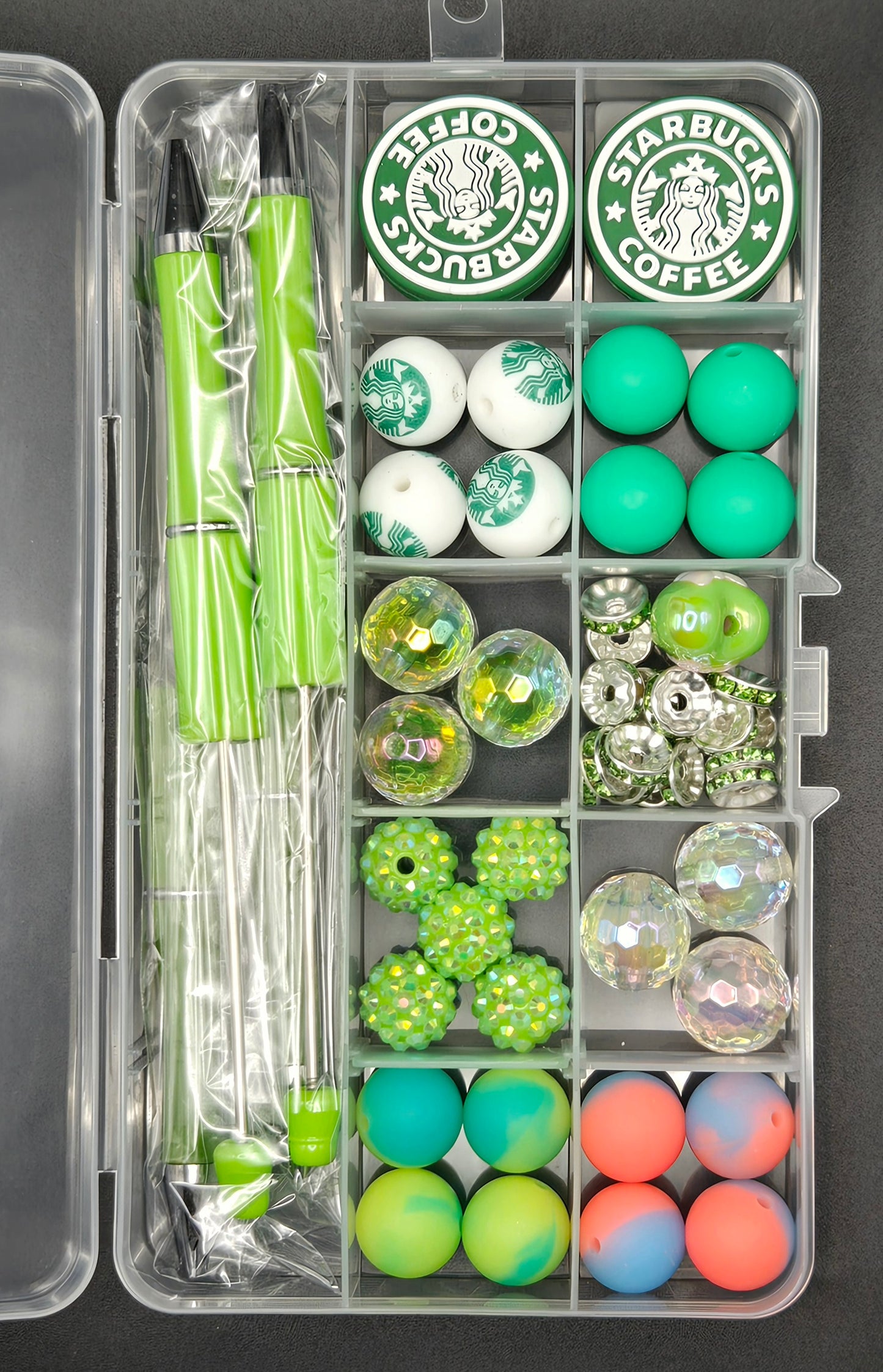Green coffee pen kits