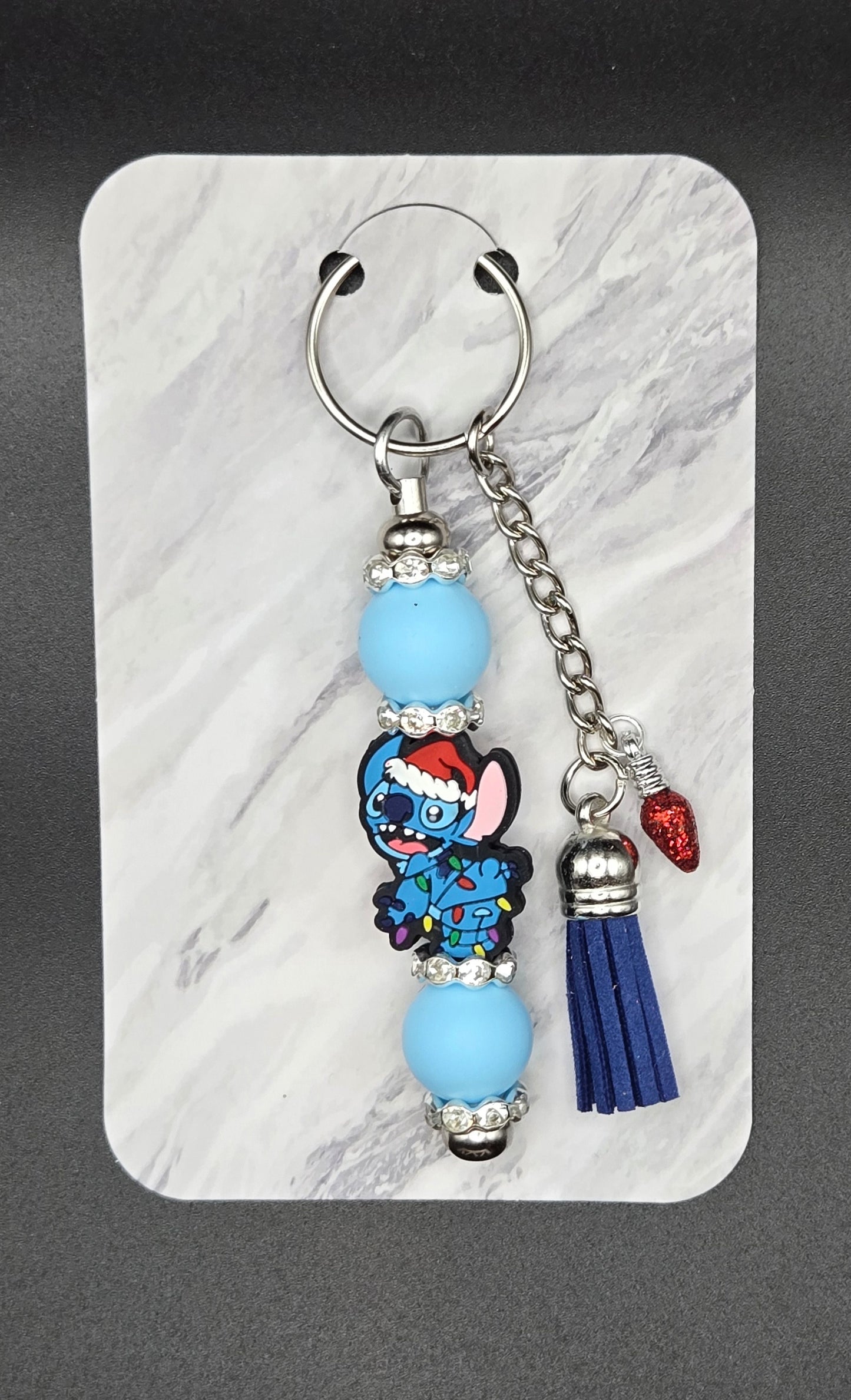 CHRISTMAS LIGHTS KEYCHAIN