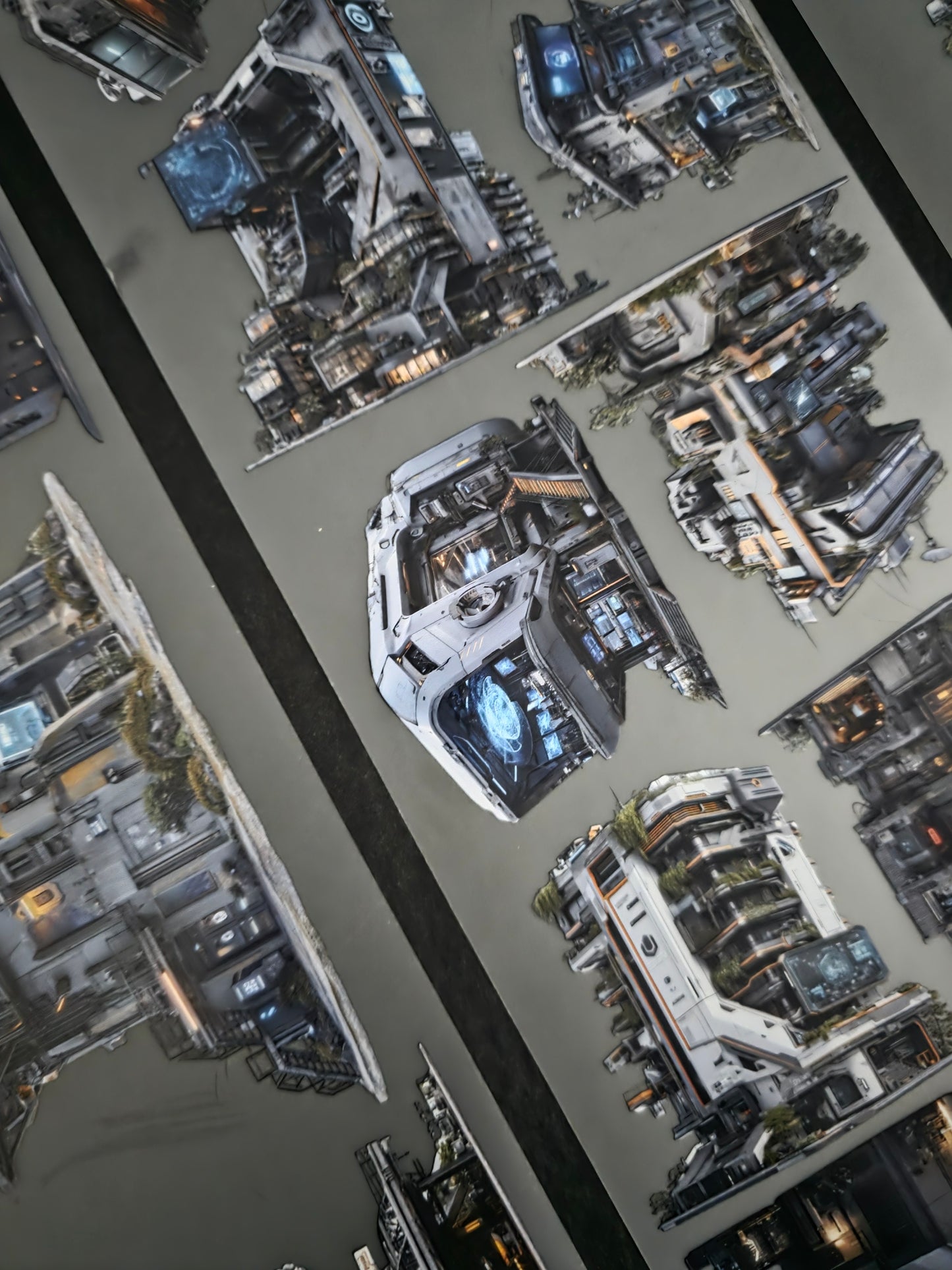 Giant Cyber City 12cm
