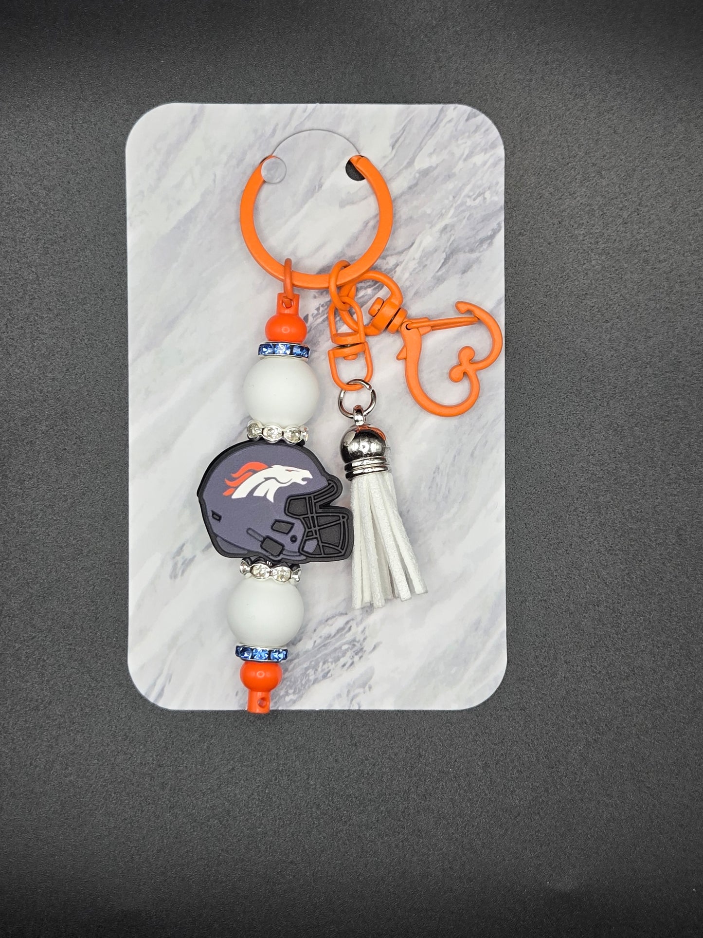 Broncos keychain