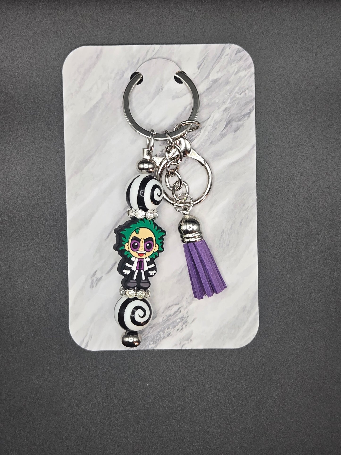 Beetlejuice focal keychain