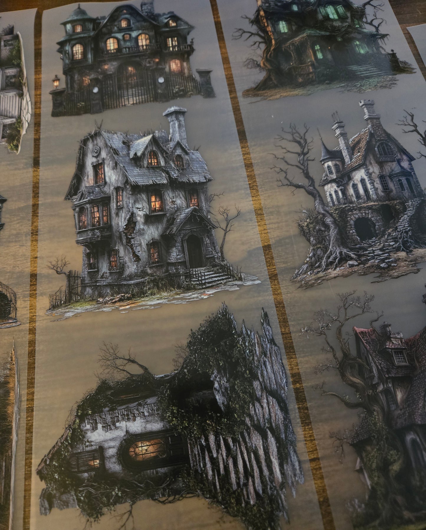 GIANT HAUNTED HOUSE - MAY LAUNCH 12 CM X 150CM
