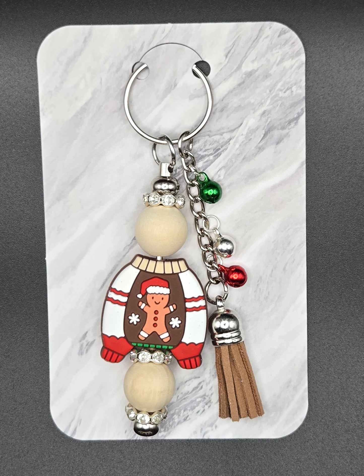 CHRISTMAS SWEATER KEYCHAIN