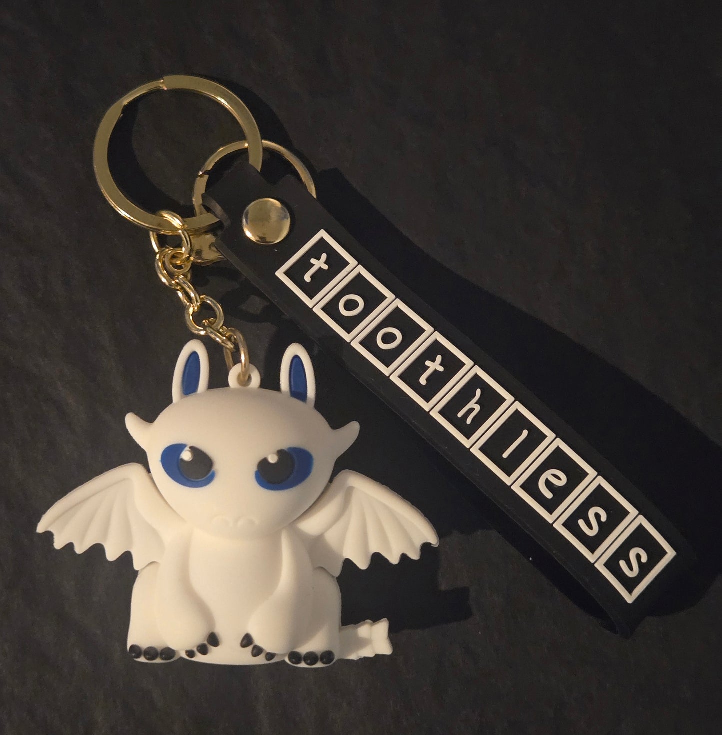 Toothless Dragon character key chain