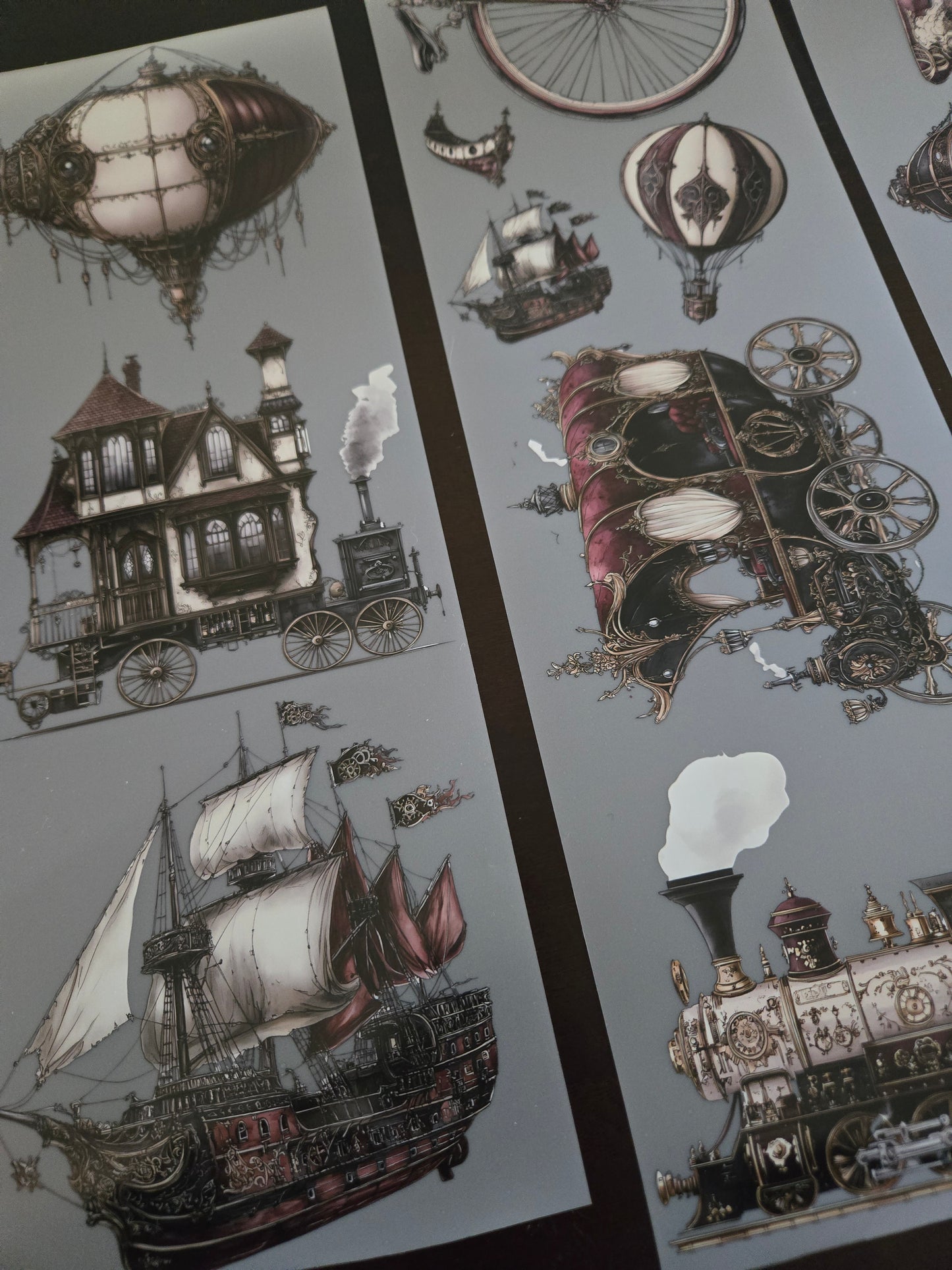 GIANT STEAMPUNK VEHICLES - 12CM X 150CM - JANUARY LAUNCH