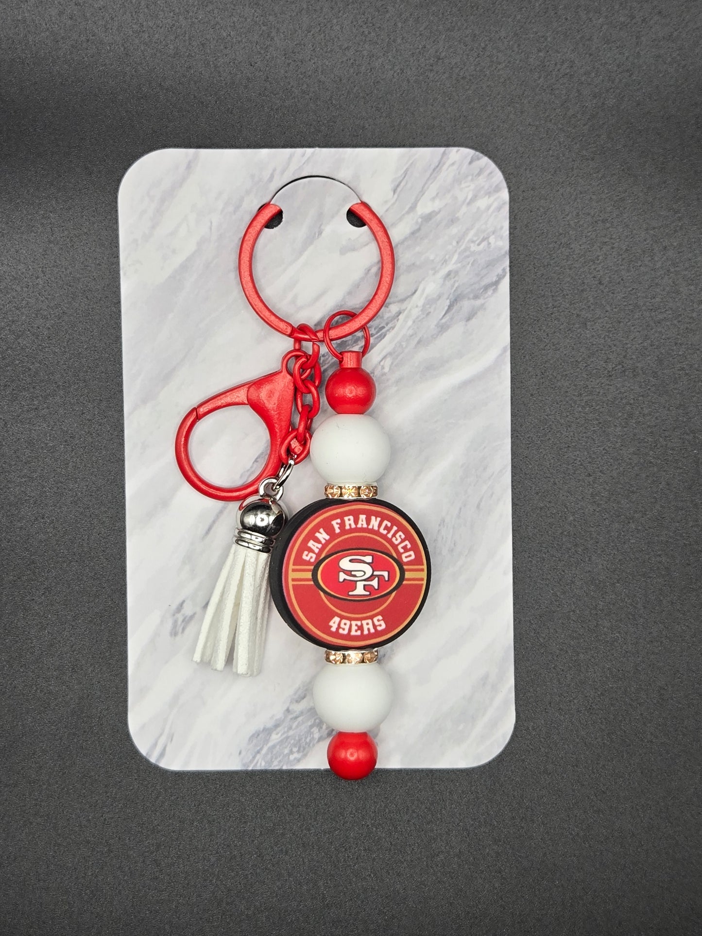 49ers keychain