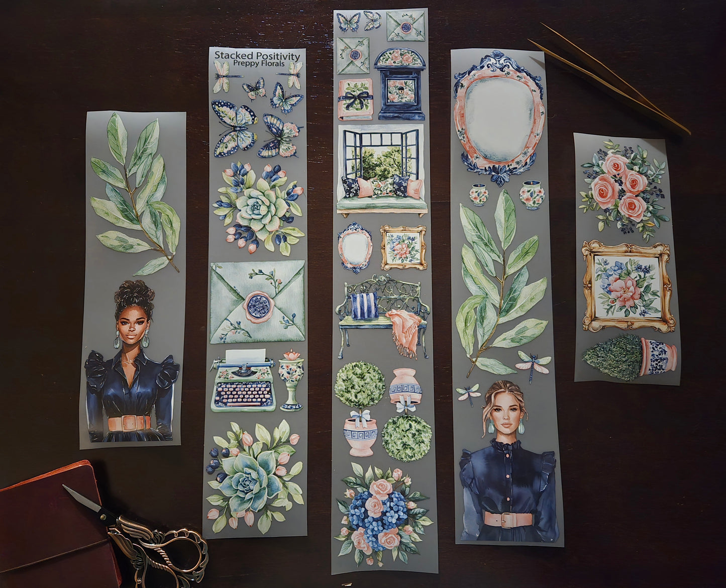 FEBRUARY TAPES - PREPPY FLORALS - 7CM X 150CM