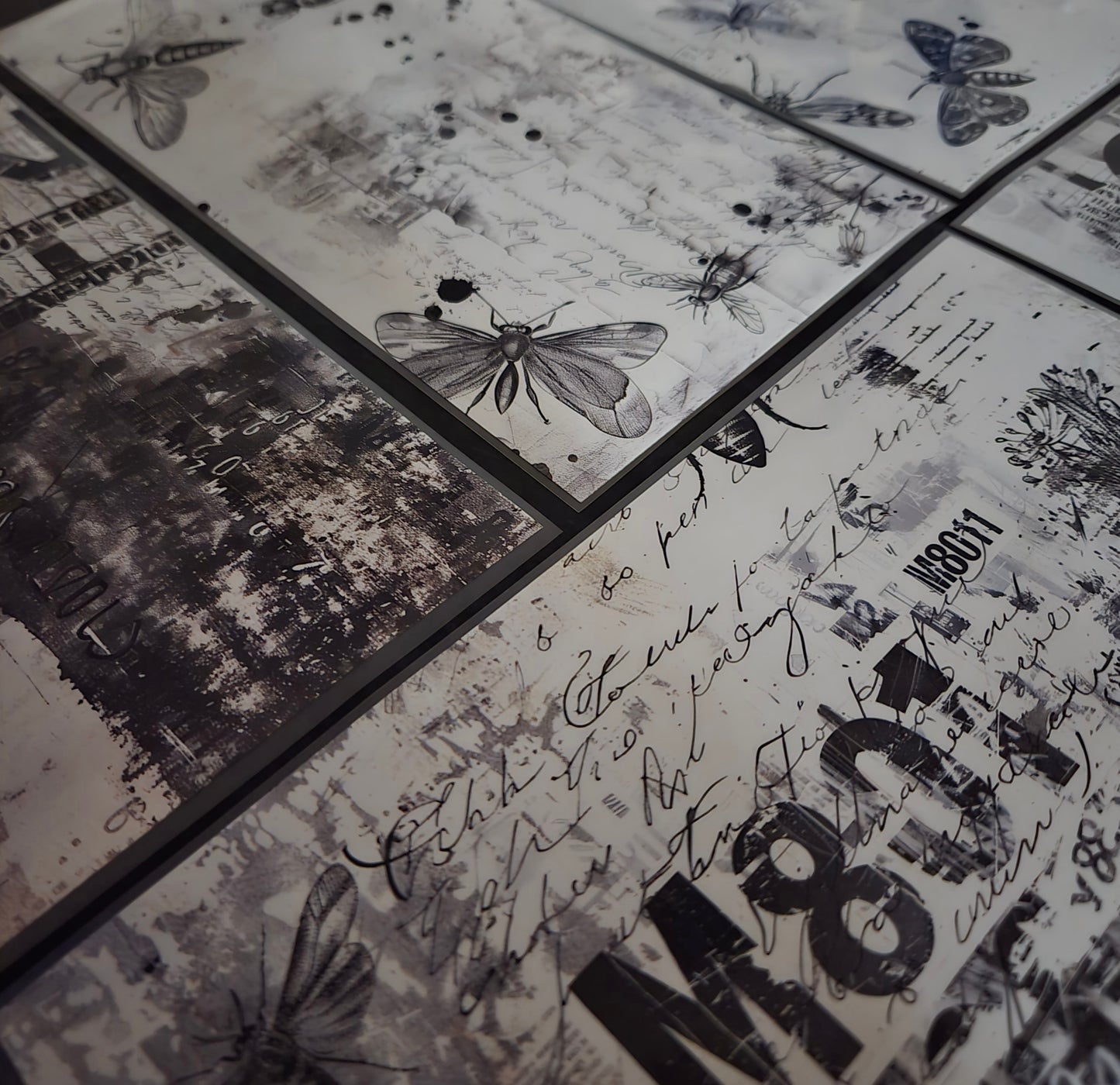 Giant Stamped Background 12cm