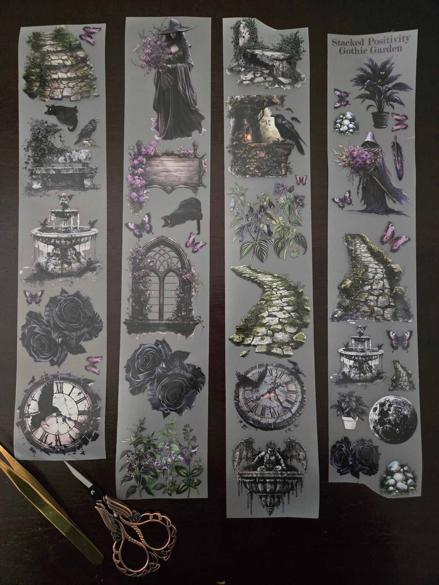 GOTHIC GARDEN - 7CM X 12CM - MARCH RELEASE