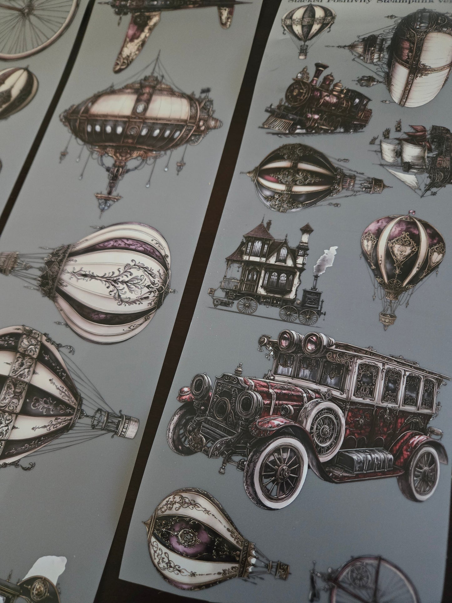 GIANT STEAMPUNK VEHICLES - 12CM X 150CM - JANUARY LAUNCH