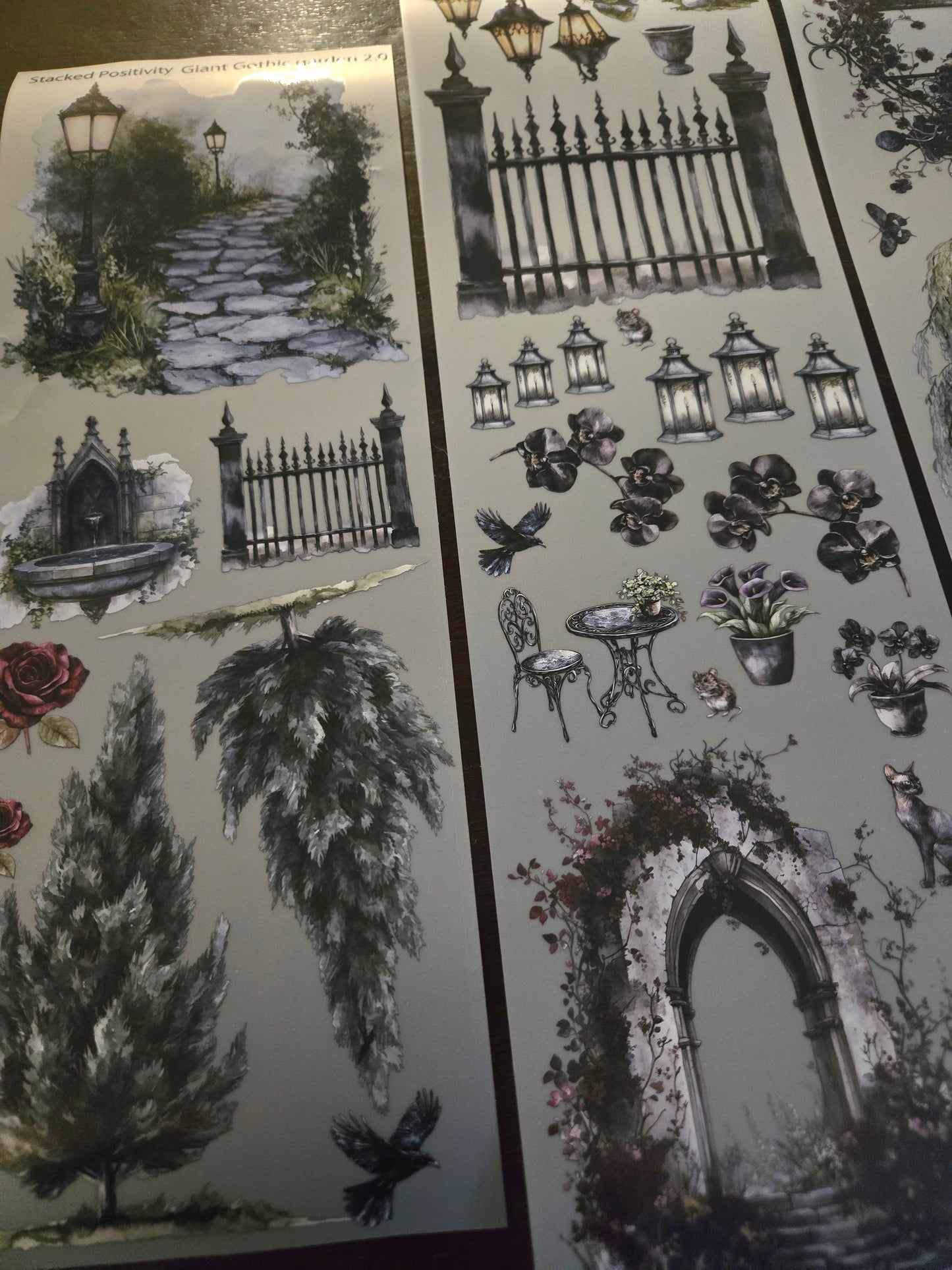 JANUARY LAUNCH - GIANT GOTHIC GARDEN 2.0 - 12CM X 150CM