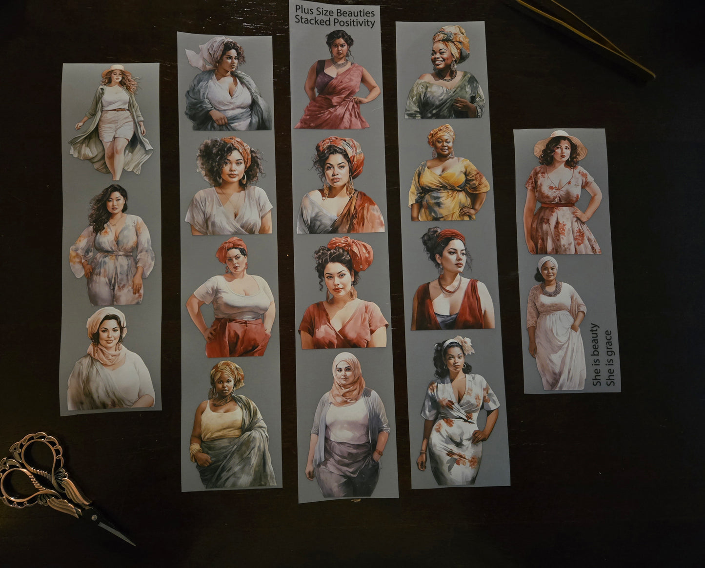 JANUARYS LAUNCH - PLUS SIZED BEAUTIES - 7CM X 150cM