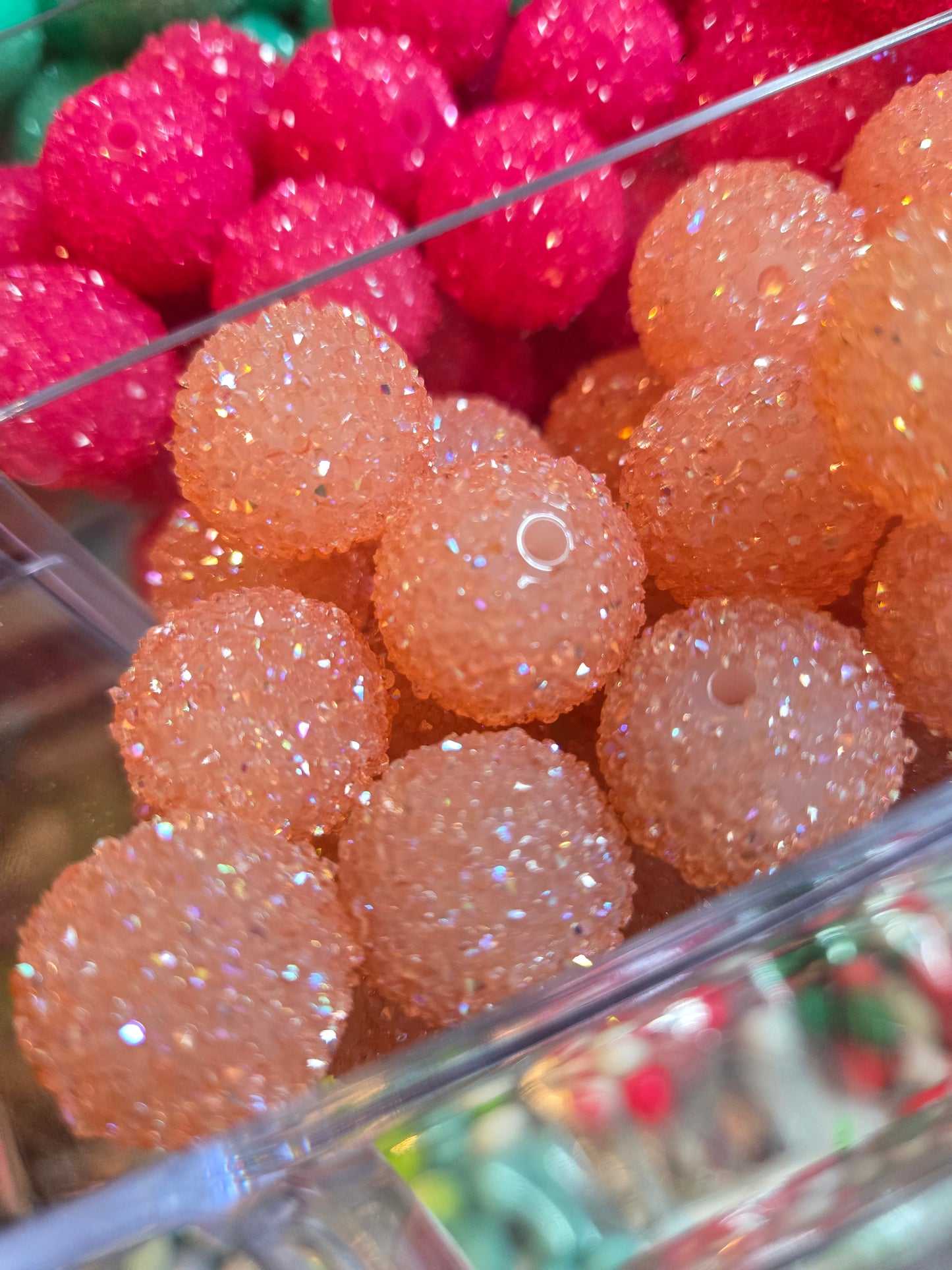 Light pink sugar bead 20mm