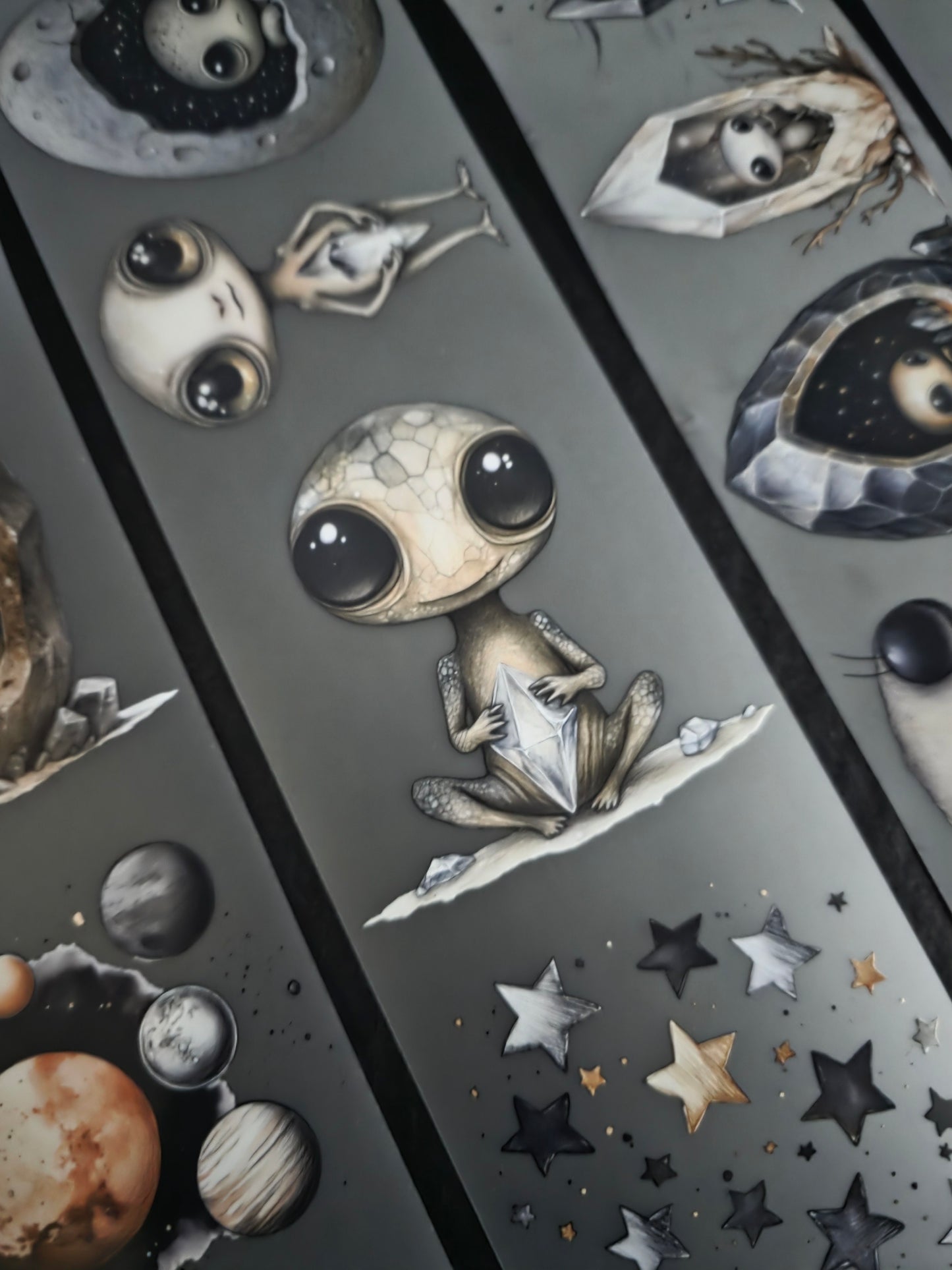 Crystal Aliens 👽 7cm
