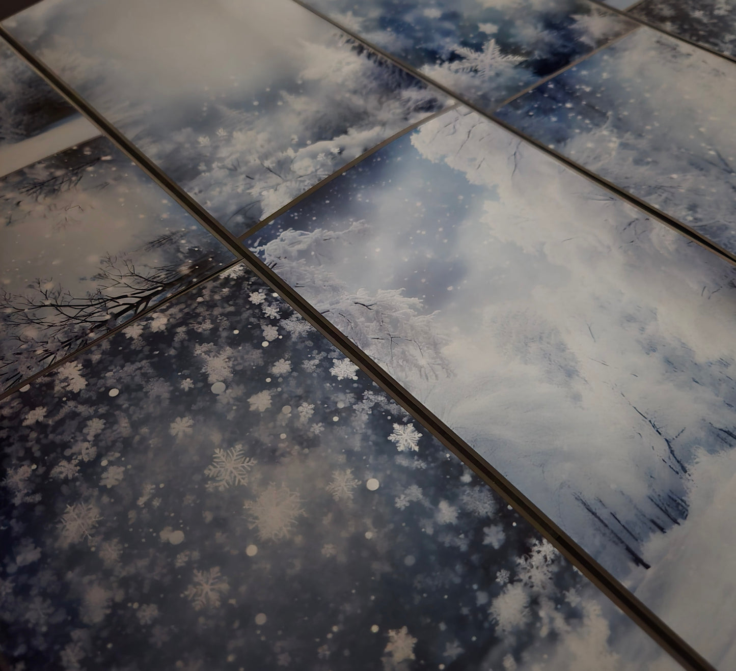 Giant Snowy Backgrounds 12cm