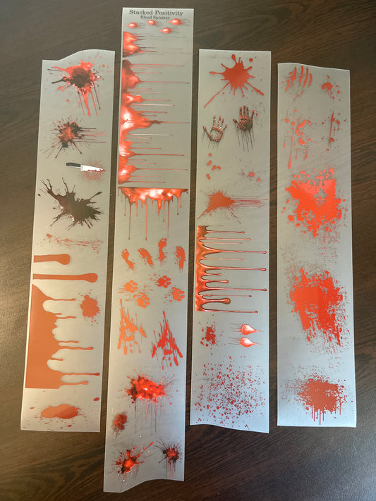 Blood Splatter PET Tape