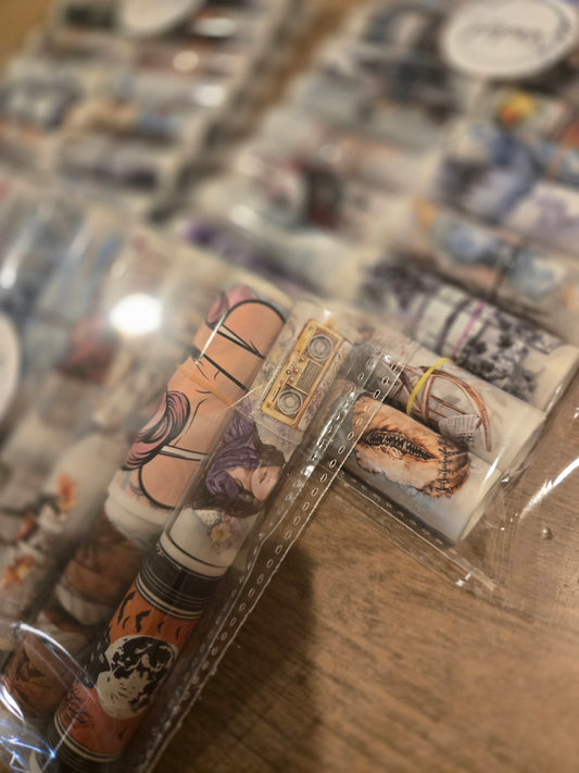 MEDIUM FULL LOOP PET TAPE MYSTERY BUNDLE - 12 FULL LOOPS- READ DESCRIPTION.
