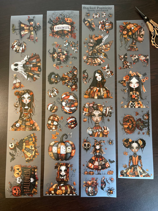 Spooky Patchwork PET Tape