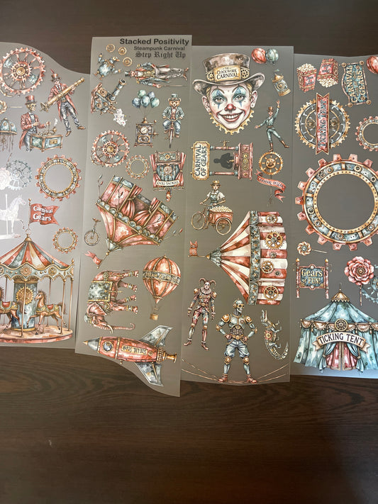 Giant Steampunk Carnival PET Tape