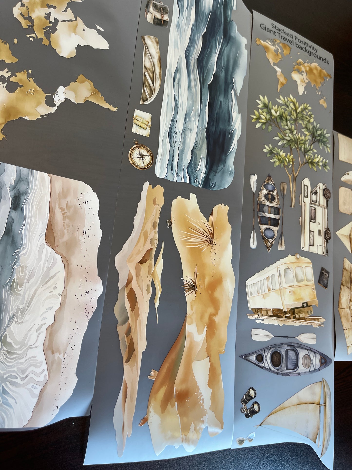 Giant Travel Backgrounds PET Tape