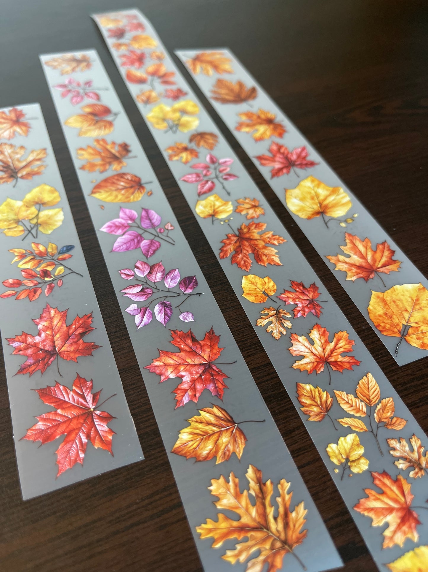 Mini Fall Leaves PET Tape