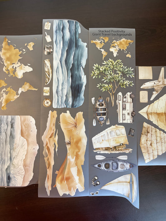 Giant Travel Backgrounds PET Tape