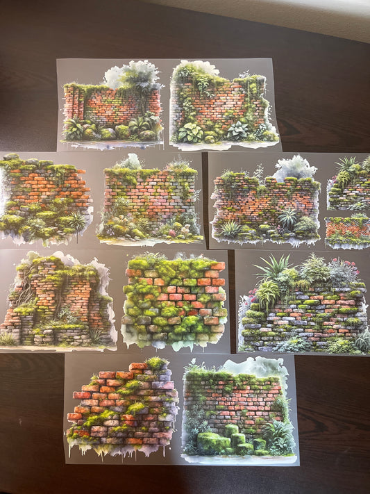 Giant Mossy Walls PET Tapes