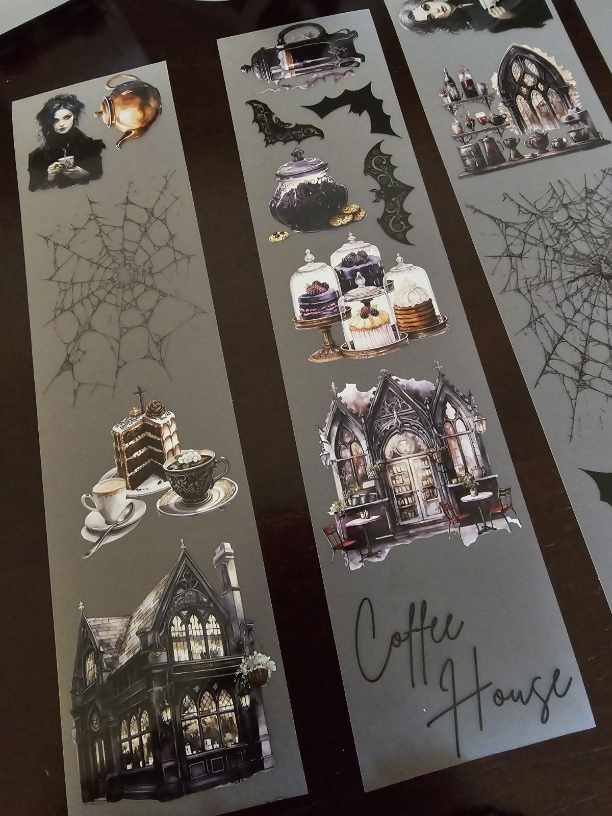 Gothic Coffee PET TAPE - HALLOWEEN COLLECTION - 150cm x 7cm