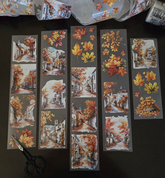 Autumn Old City PET TAPE - HALLOWEEN COLLECTION - 150cm x 7cm