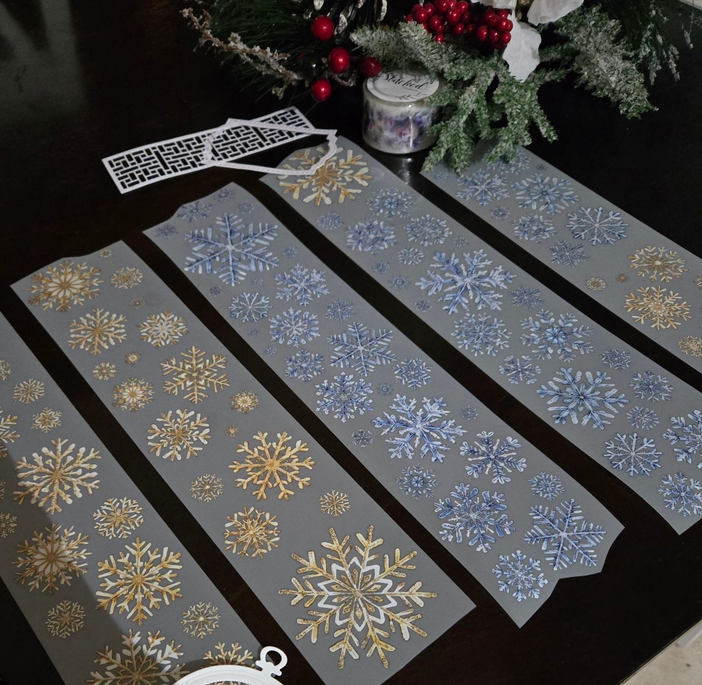 Snowflake PET TAPE - 150cm by 7cm - CHRISTMAS LAUNCH