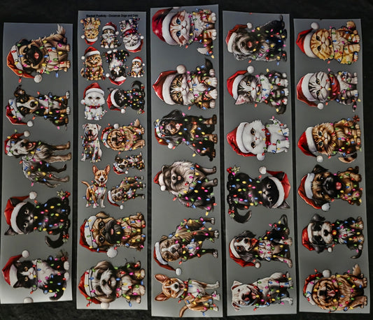 Christmas Dogs & Cats 7mm