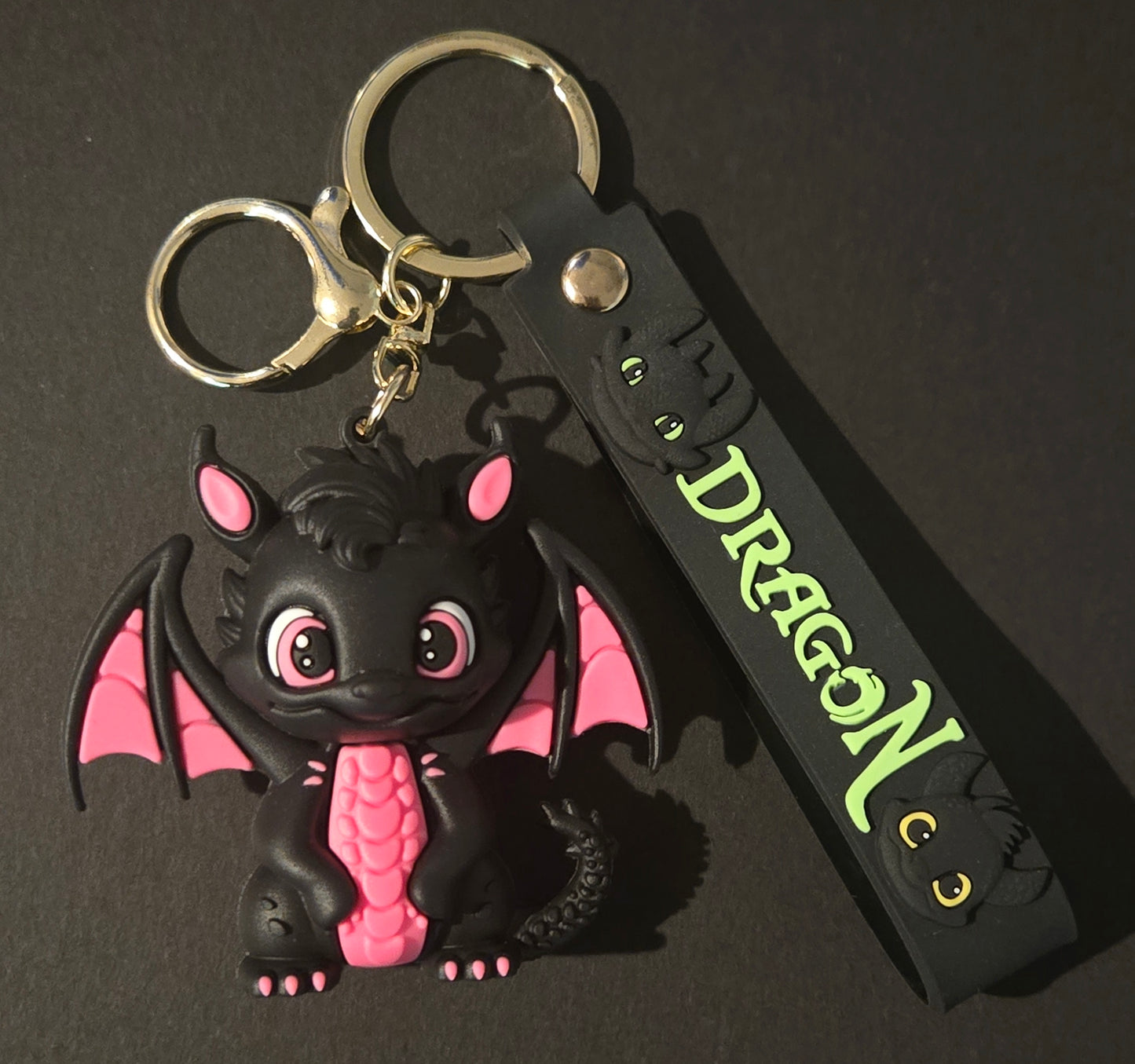 How to Train Your Dragon character key chain (Pink)