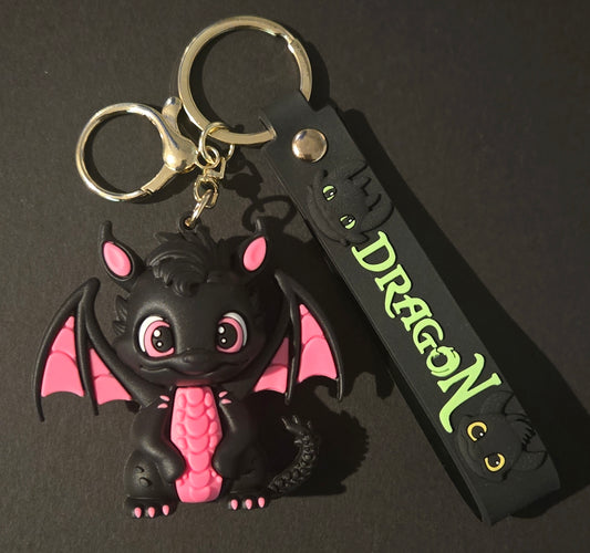 How to Train Your Dragon character key chain (Pink)