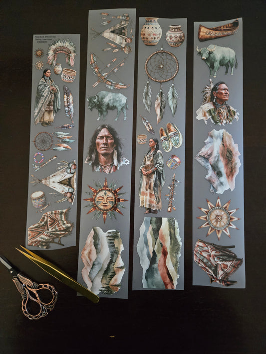NATIVE AMERICAN CULTURE - 7CM X 150CM - MARCH RELEASE
