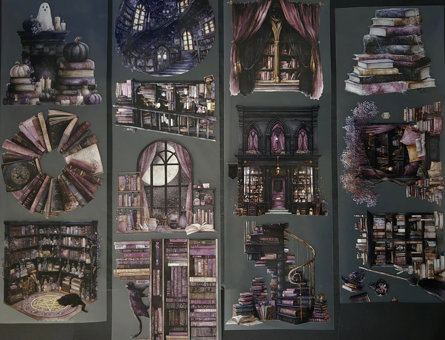 Giant Haunted Library 12cm