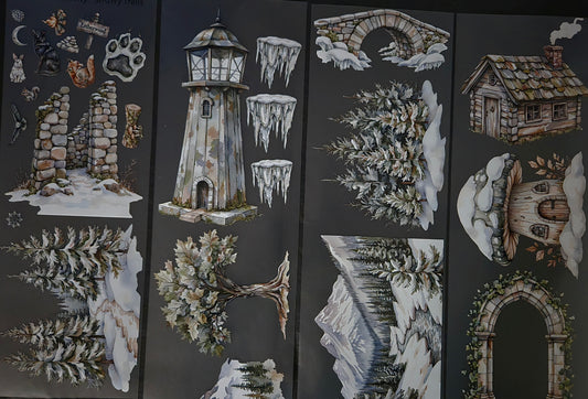 Giant Snowy Trails 12cm