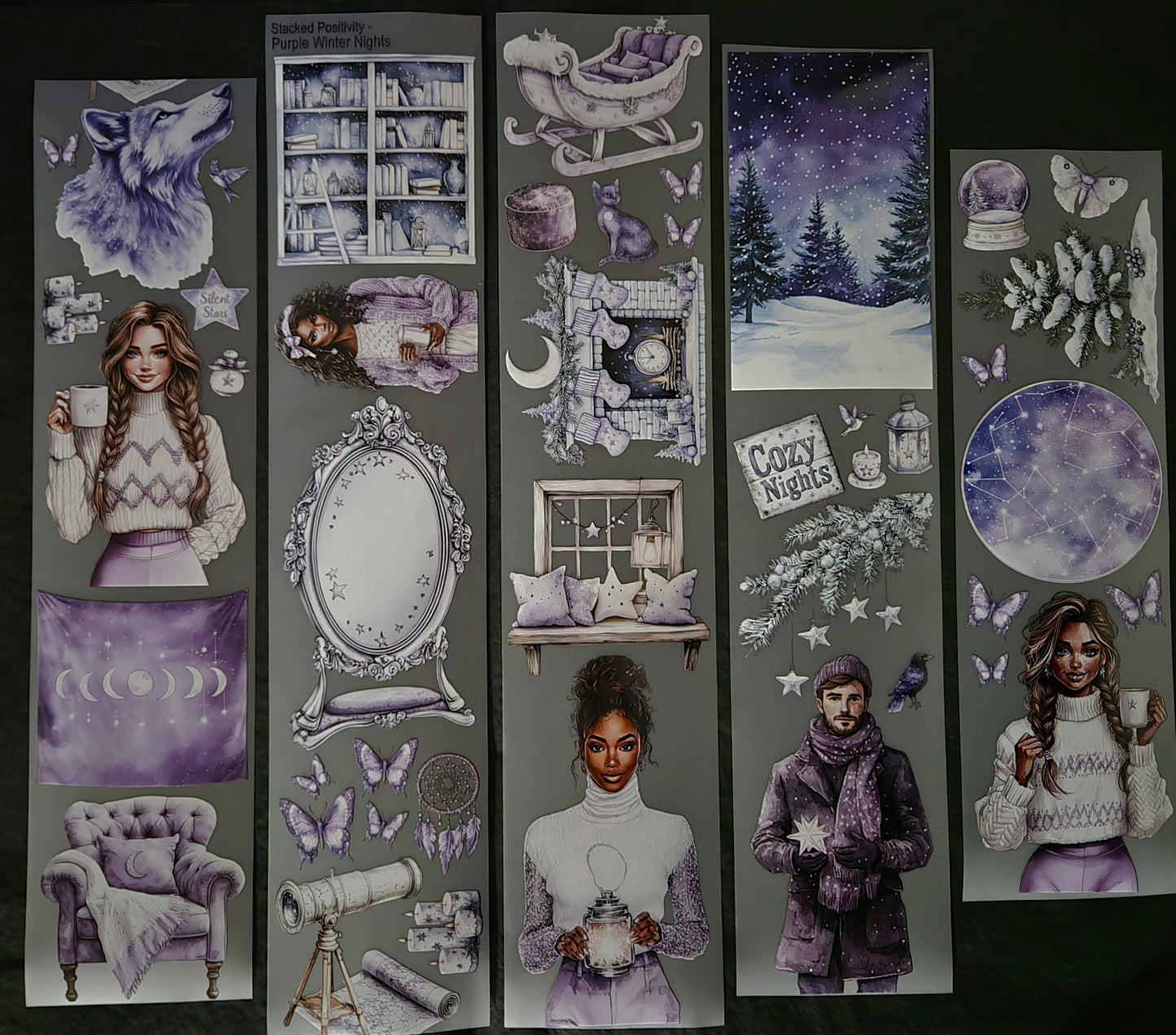 Purple Winter Nights 7mm