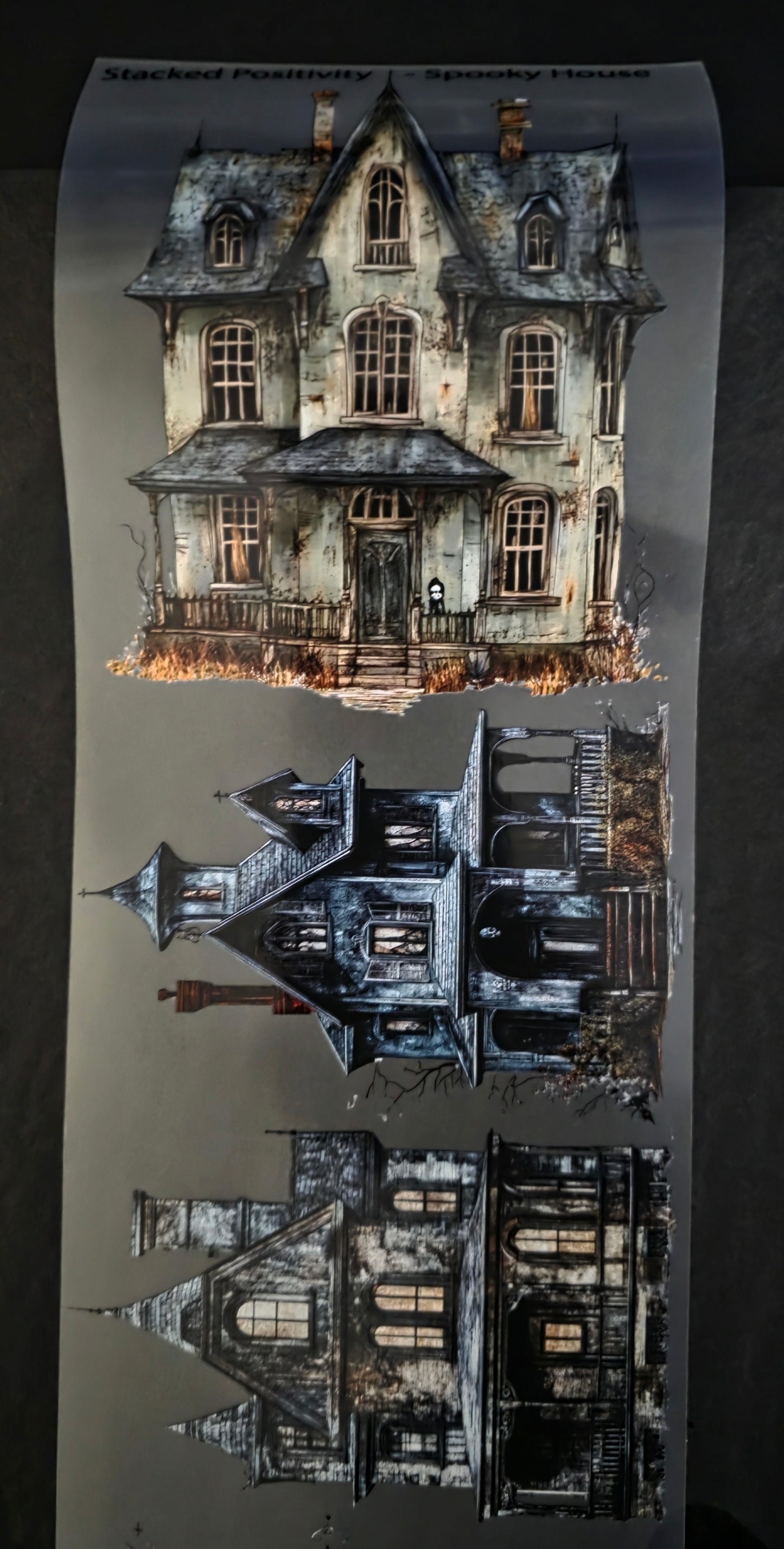 Giant Spooky House 12cm