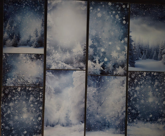 Giant Snowy Backgrounds 12cm
