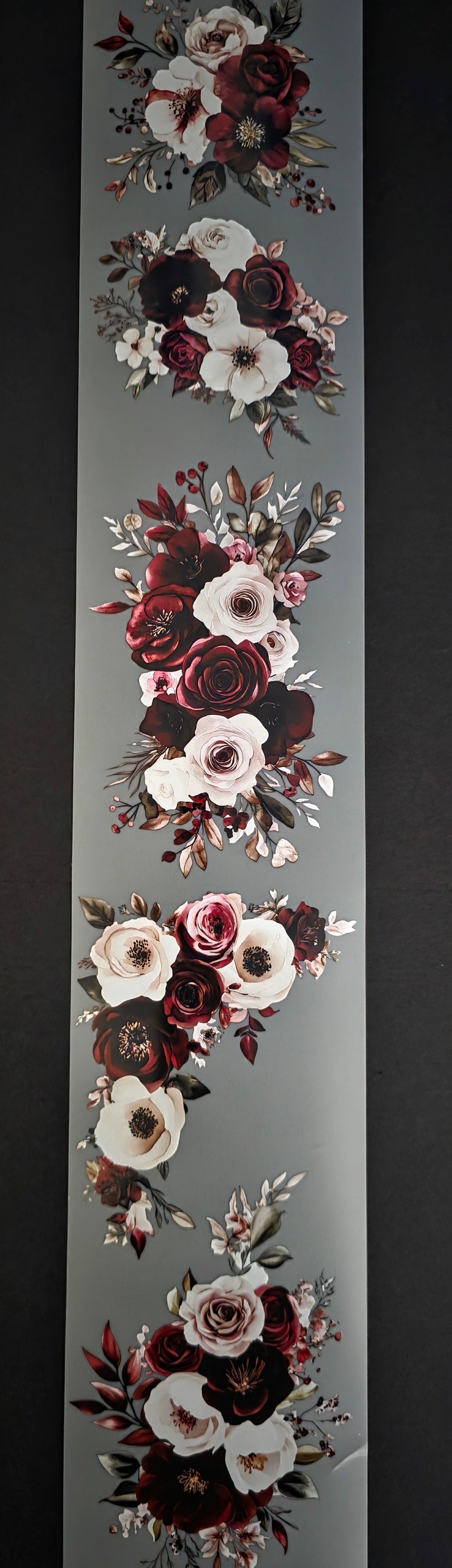 Burgundy Flowers 7cm