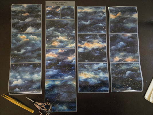 NIGHT SKY - 12CM X 150CM - JANUARY RELEASE