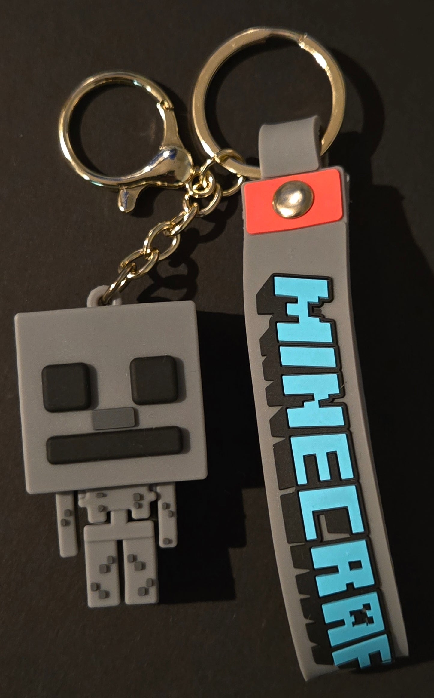 Minecraft Skeleton character key chain